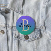 Stylish colorful custom gradient blue green button (Beispiel)