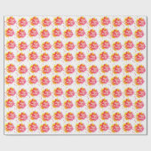 Stylish Colorful Spring Happy Easter Geschenkpapier (Flach)