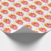Stylish Colorful Spring Happy Easter Geschenkpapier (Ecke)