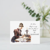 Stylish Company Business Postcard Postkarte (Stehend Vorderseite)