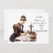 Stylish Company Business Postcard Postkarte (Vorne/Hinten)