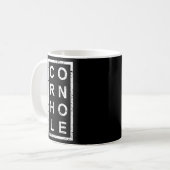 Stylish Cornhole Kaffeetasse (Vorderseite Links)