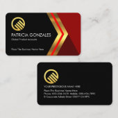 Stylish Creative Arrowheads Business Owner Visitenkarte (Vorne/Hinten)