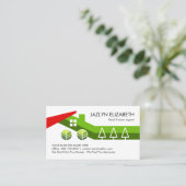 Stylish Creative Building Home Landscape Visitenkarte (Stehend Vorderseite)