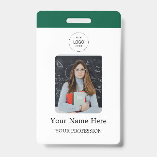 Stylish Custom Company Employee Photo Badge Ausweis