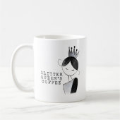 Stylish Custom Glitzer Sparkle Queen 037 Novelty Kaffeetasse (Links)
