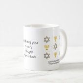 Stylish Custom HANUKKAH Kaffeetasse (VorderseiteRechts)
