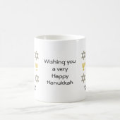 Stylish Custom HANUKKAH Kaffeetasse (Mittel)