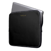 Stylish Custom Name Printed Laptop Sleeve Cover (Vorderseite Links)