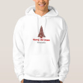 Stylish Custom Plaid Tree Christmas Sweatshirt (Vorderseite)
