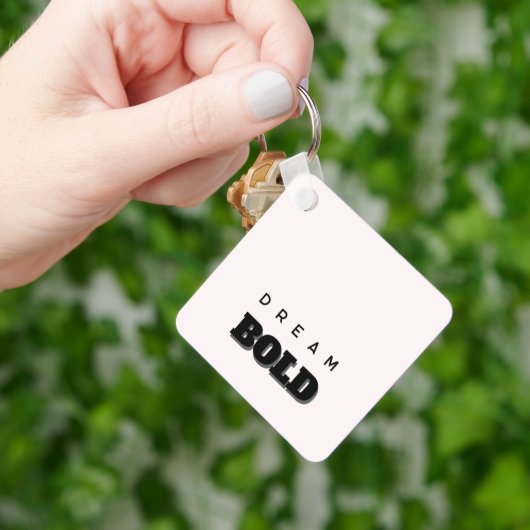 Stylish Customizable Button Pin Keychain Schlüsselanhänger (Hand)