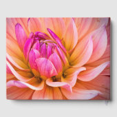 Stylish Dahlia Gästebuch (Rückseite)
