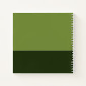 Stylish Daisy Adorned Spiral Notizblock (Rückseite)