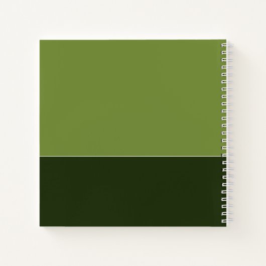 Stylish Daisy Adorned Spiral Notizblock (Rückseite)