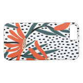 Stylish Daisy Gezeichnet Petals Case-Mate iPhone Hülle (Rückseite (Horizontal))