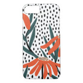 Stylish Daisy Gezeichnet Petals Case-Mate iPhone Hülle (Rückseite)