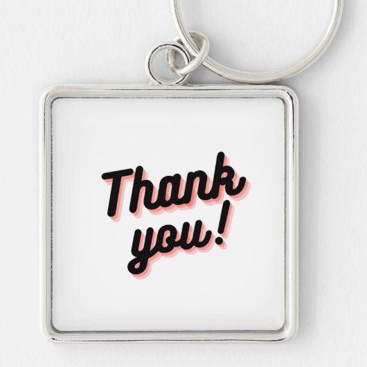 Stylish Dankeschön Schlüsselanhänger (Vorne)