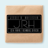 Stylish Deko Vibe | b&w-Rücksendeadresse