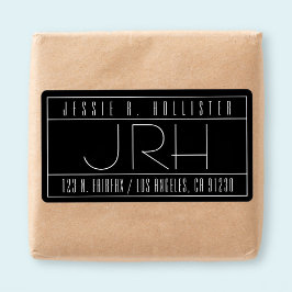 Stylish Deko Vibe | b&w-Rücksendeadresse