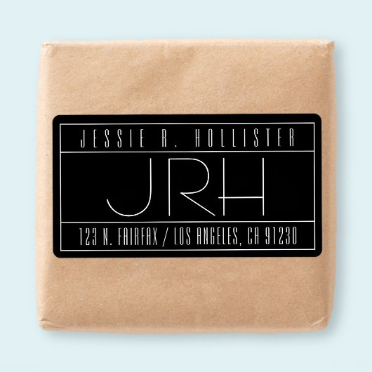 Stylish Deko Vibe | b&w-Rücksendeadresse