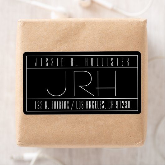 Stylish Deko Vibe | b&w-Rücksendeadresse (Insitu)