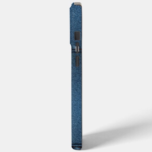 Stylish Denim mit Zipper Case-Mate iPhone Hülle (Rückseite / Links)
