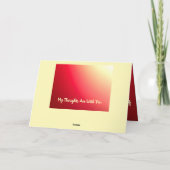 Stylish Designer Red Karte (Rückseite)