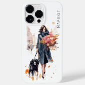 Stylish Dog Lover Case-Mate iPhone Hülle (Rückseite)