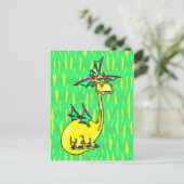 Stylish Dragon Postkarte (Stehend Vorderseite)