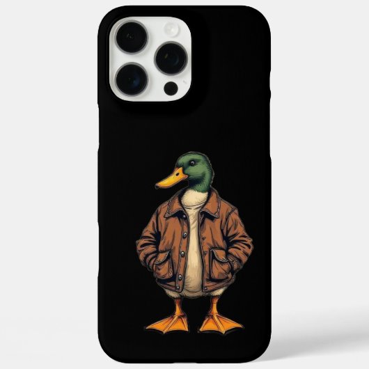 Stylish Duck iPhone 16 Pro Max Case - Einzigartige (Rückseite)