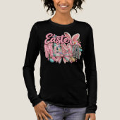 Stylish Easter egg bunny ears spring women outfit  Tri-Blend Shirt (Vorderseite)