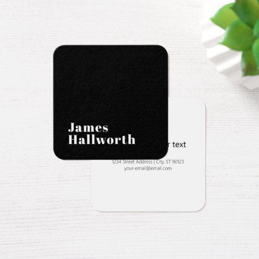 Stylish Editable Retro Modern Name (oder anderer T (Schreibtisch)