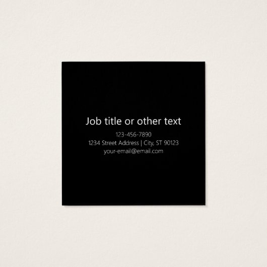 Stylish Editable Retro Modern Name (oder anderer T (Rückseite)