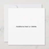 Stylish Editable Retro Modern Name (oder anderer T Mitteilungskarte (Rückseite)