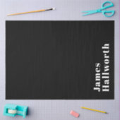 Stylish Editable Retro Modern Name (oder anderer T Seidenpapier (Basteln)