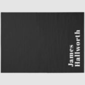 Stylish Editable Retro Modern Name (oder anderer T Seidenpapier (Vorderseite)