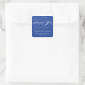 STYLISH ELEGANT SCRIPT DANK IHNEN STICKER (Tasche)