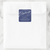 STYLISH ELEGANT SCRIPT GRADUATE DANK IHNEN STICKER (Tasche)