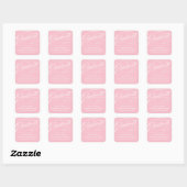 STYLISH ELEGANT SCRIPT GRADUATE DANK IHNEN STICKER (Blatt)