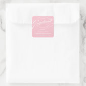 STYLISH ELEGANT SCRIPT GRADUATE DANK IHNEN STICKER (Tasche)