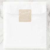 STYLISH ELEGANT SCRIPT GRADUATE DANK IHNEN STICKER (Tasche)