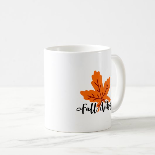 Stylish Fall Vibes Kaffeetasse (VorderseiteRechts)