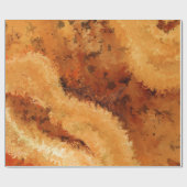 Stylish Faux Burled Walnut  Geschenkpapier (Flach)