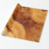 Stylish Faux Burled Walnut  Geschenkpapier (Ungerollt)
