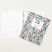 Stylish Floral Neutrals Personalized Recipe  Planer (Anzeige)