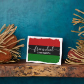 Stylish FREE INDEED Pan African JUNETEENTH Fotoplatte (Seite)