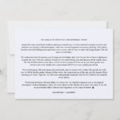 Stylish & Fun Unmatched Wedding Photo Card Save The Date (Rückseite)