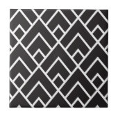 Stylish Geometric Diamond Grid Pattern Fliese (Vorderseite)