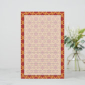 Stylish geometric ornament briefpapier (Stehend Vorderseite)