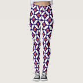  Stylish Geometric Pattern Leggings for Women  (Vorderseite)